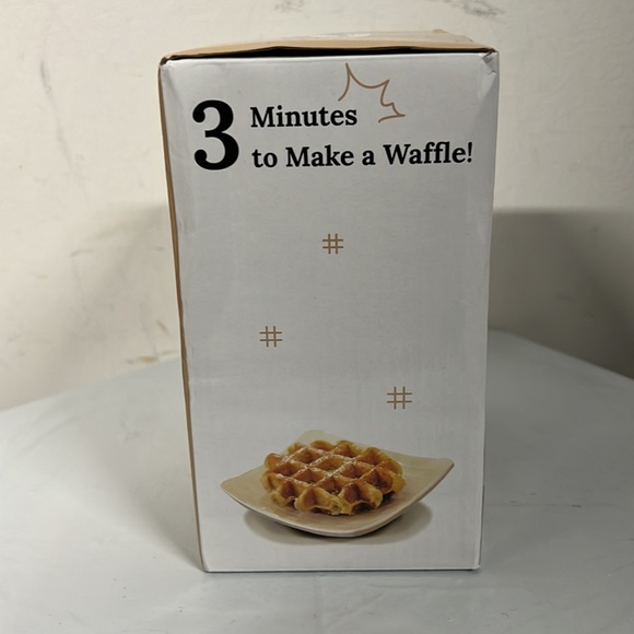 NIB - UVFAST Mini Waffle Maker (Snow Shaped Waffles) - Picture 6 of 7
